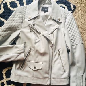 NWOT Express gray & silver jacket size medium